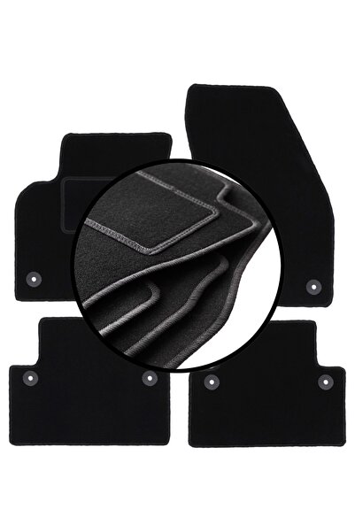 shumee Set complet de covorașe velur pentru: Volvo C30 hatchback (2006-2012)
