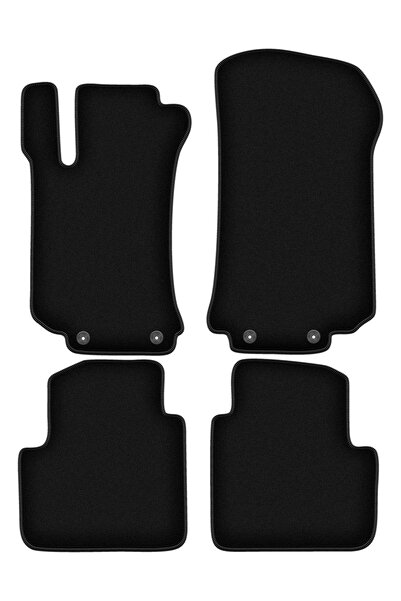 shumee Covorașe BASIC negre din velur pentru: Mercedes R V251 / R251 monovolum (2005-2013)