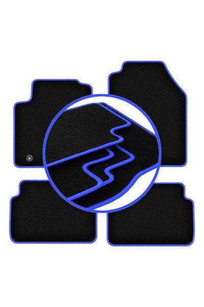 shumee Covorașe auto CARLUX-BLUE pentru: Ford Focus MK1 (fără facelift) hatch...