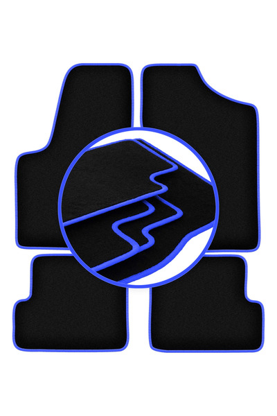 shumee Covorașe auto CARLUX-BLUE pentru: Fiat Seicento hatchback (1998-2010)