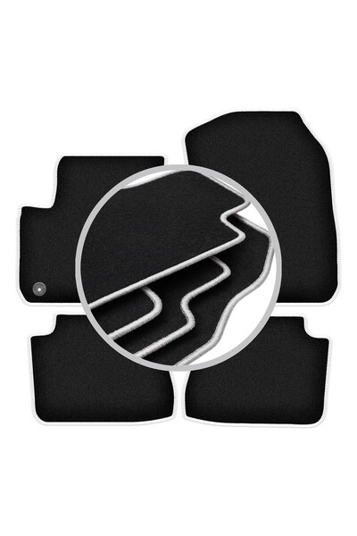 shumee Covorașe auto CARLUX-SILVER pentru: Opel e-Corsa F hatchback (2019-)