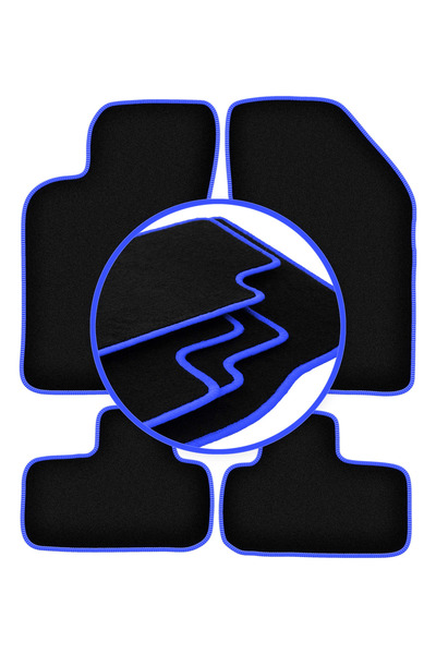 shumee Covorașe auto CARLUX-BLUE pentru: Fiat Coupe I coupe (1994-2000)