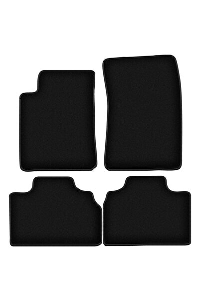 shumee Covorașe BASIC negre din velur pentru: SsangYong Kyron SUV (2005-2014)