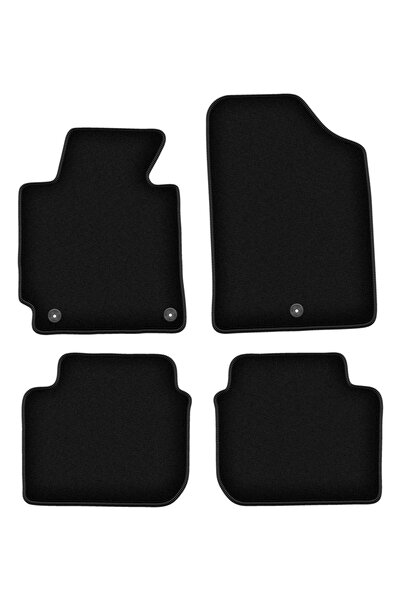 shumee Covorașe BASIC negre din velur pentru: Hyundai Elantra V coupe, sedan ...