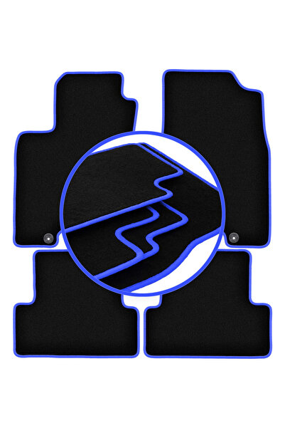 shumee Covorașe auto CARLUX-BLUE pentru: Nissan X-Trail II T31 SUV (2007-2014)