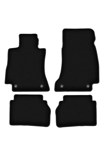 shumee Covorașe BASIC negre din velur pentru: Mercedes CLS C257 sedan (2018-)