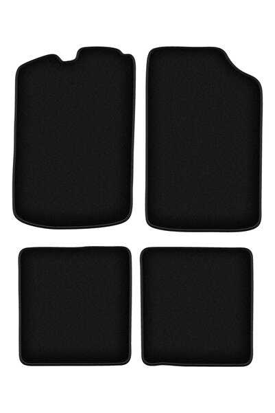 shumee Covorașe BASIC negre din velur pentru: Volkswagen Golf I hatchback (19...