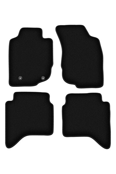 shumee Covorașe BASIC negre din velur pentru: Toyota Hilux VII N25 N2 pickup ...