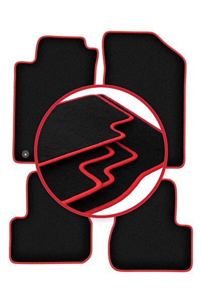 shumee Covorașe auto CARLUX-RED pentru: Peugeot 206 hatchback, SW, break, CC,...