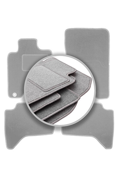 shumee Covorașe auto gri pentru: Mitsubishi L200 IV pickup (2006-2015)