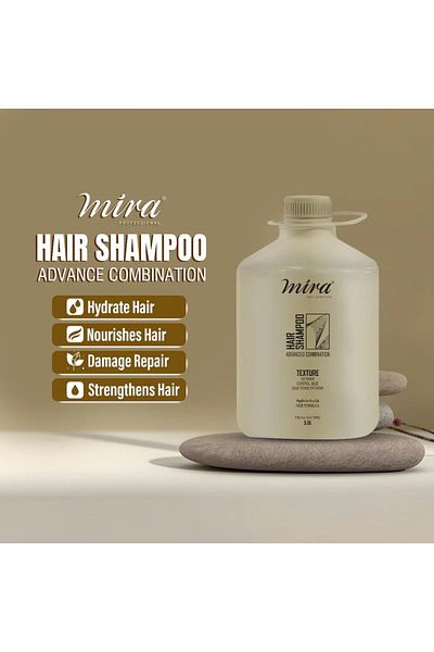 MIRA PROFESSIONAL Hair Shampoo 5 Liter for Men and Women | Repairs Dry Damaged Stressed Hair