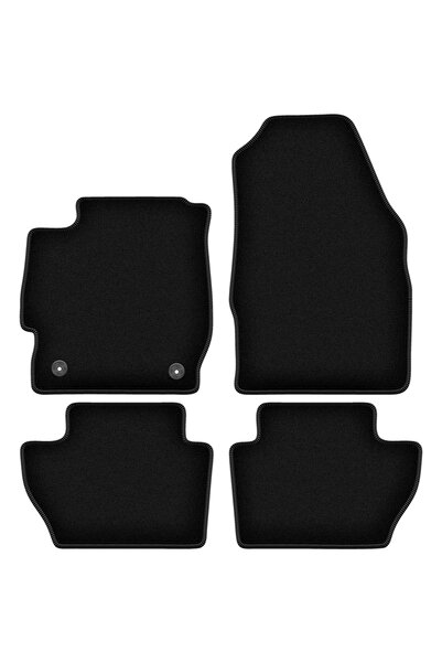 shumee Covorașe BASIC negre din velur pentru: Ford Puma II crossover (2017-)