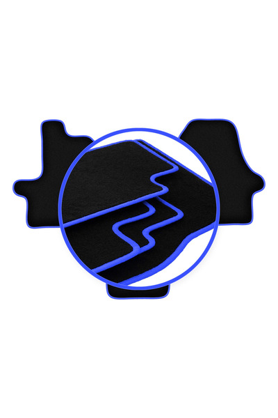 shumee Covorașe auto CARLUX-BLUE pentru: Peugeot Boxer II dubă (2006-2014)