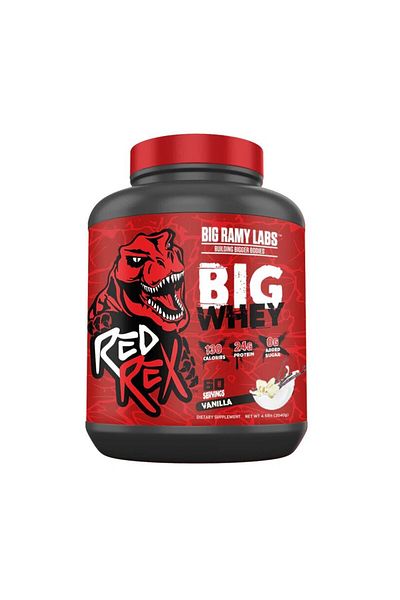 BIG RAMY LABS Big Whey Protein, Vanilla, 4.5 Lbs, 60 Servings