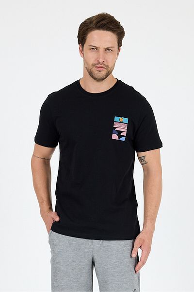 Rodi Men's 100% Cotton Crew Neck Short Sleeve Printed T-Shirt Comfortable and Stylish Casual T-Shirt 0005