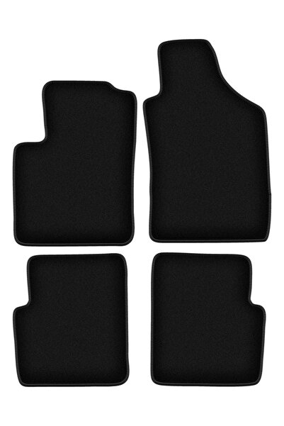 shumee Covorașe BASIC negre din velur pentru: Lancia Ypsilon III hatchback (2...