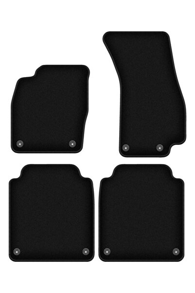 shumee Covorașe BASIC negre din velur pentru: Audi A8 D5 LONG (2017-2022)