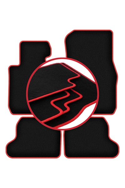 shumee Covorașe auto CARLUX-RED pentru: BMW 2 F22 Coupe (2014-2022)