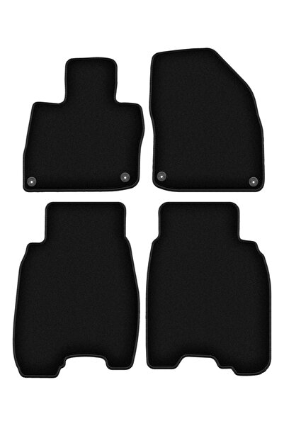 shumee Covorașe BASIC negre din velur pentru: Honda Civic VIII (UFO) hatchbac...