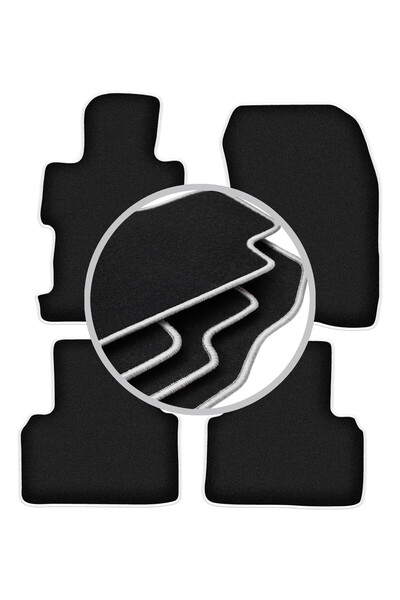 shumee Covorase CARLUX-SILVER pentru: Honda Civic VIII 4D sedan (2006-2011)