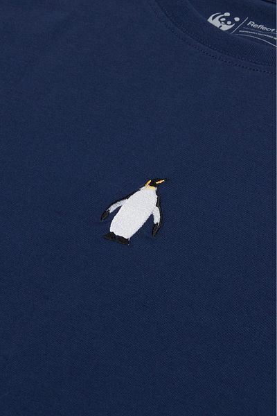 WWF Market Ελαφρύ μπλουζάκι Emperor Penguin - Navy Blue