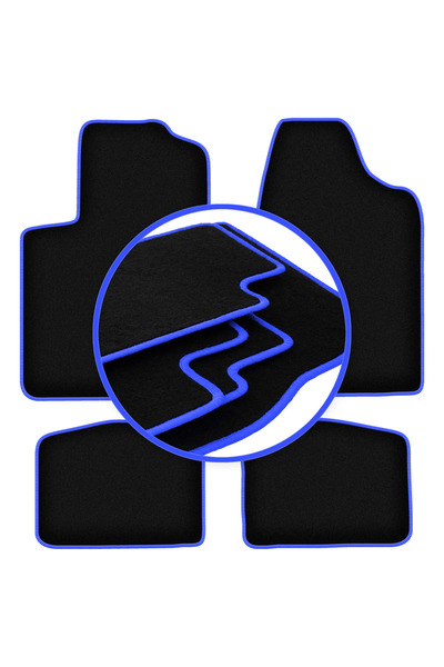 shumee Covorașe auto CARLUX-BLUE pentru: Chrysler Sebring II sedan (2003-2007)