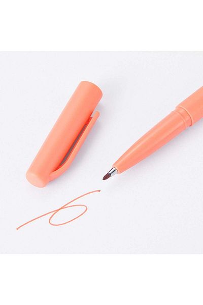 Muji Water-based Felt-Tip Pen, Apricot