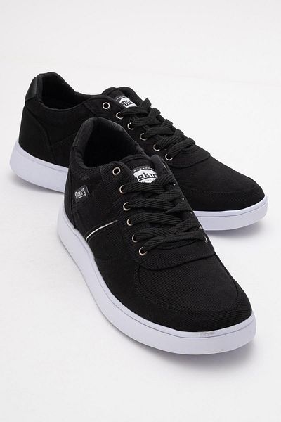 CCWAY AYAKKABI Men's Sneakers BLACK WHITE