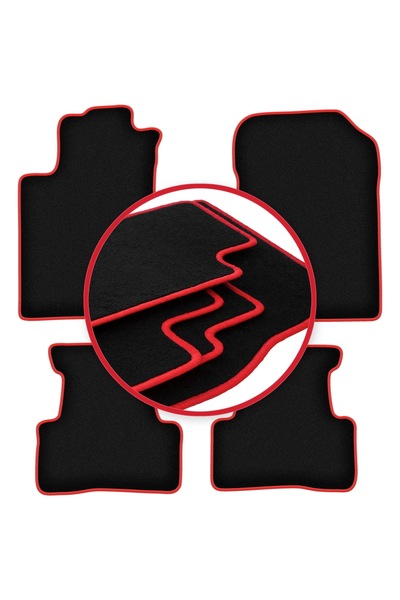 shumee Covorașe auto CARLUX-RED pentru: Honda CR-V III SUV (2006-2011)