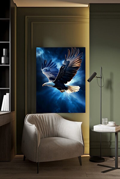 özkacar TABLIE PE PÂNZĂ CU Vulturul Lider Împotriva Fulgerului, Decor pentru ...