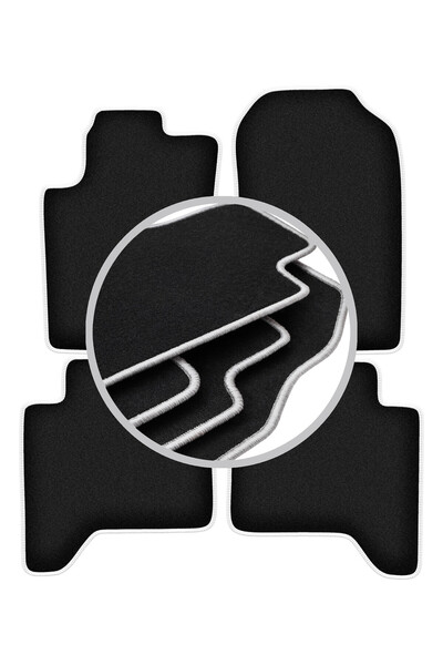 shumee Covorașe auto CARLUX-SILVER pentru: Ford Ranger pickup (2012-2019)