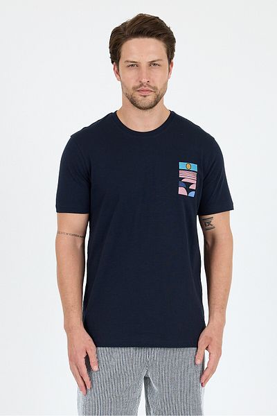 Rodi Men's 100% Cotton Crew Neck Short Sleeve Printed T-Shirt Comfortable and Stylish Casual T-Shirt 0005