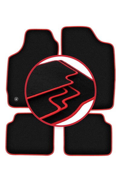 shumee Covorașe auto CARLUX-RED pentru: Peugeot 309 liftback (1985-1993)