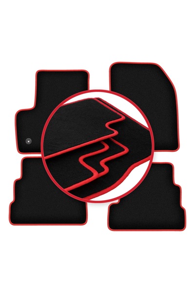 shumee Covorașe auto CARLUX-RED pentru: Ford Escape MK3 SUV (2012-)