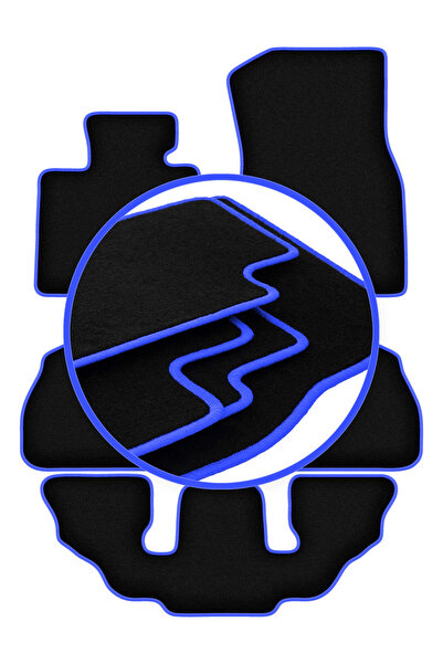 shumee Covorașe auto CARLUX-BLUE pentru: BMW X7 G07 7 persoane (2019-2022)