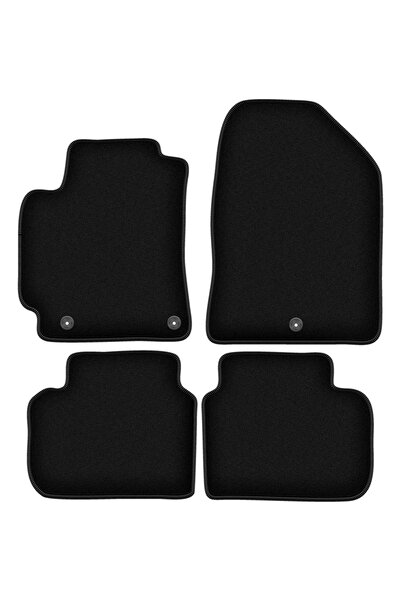 shumee Covorașe BASIC negre din velur pentru: Hyundai Elantra VI sedan (2016-)