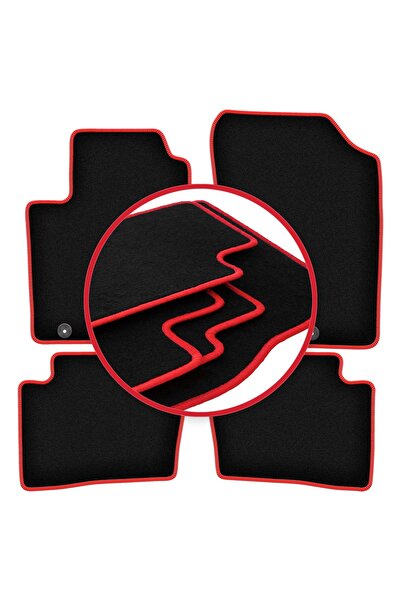 shumee Covorașe auto CARLUX-RED pentru: Kia Rio II DE hatchback (2005-2011)