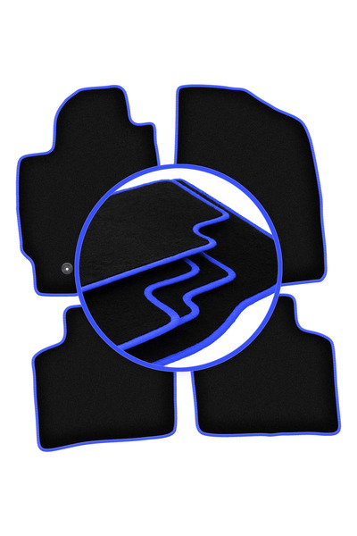 shumee Covorașe auto CARLUX-BLUE pentru: Toyota Prius II hatchback (2003-2010)