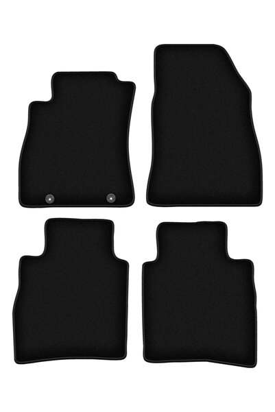 shumee Covorașe BASIC negre din velur pentru: Nissan Pulsar C13 hatchback (20...