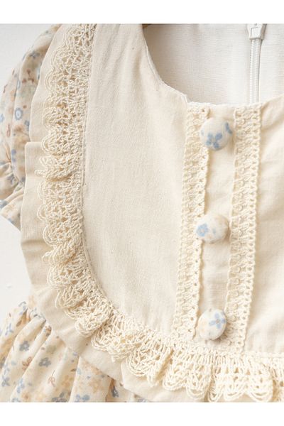 My Lusa baby wear Button Detailed Baby Girl Dress