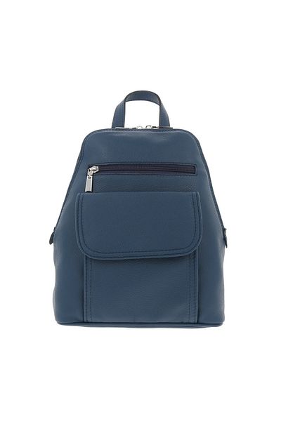 Magazinul de genti Women's backpack made of genuine leather, model 119, White