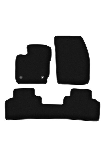 shumee Covorașe BASIC negre din velur pentru: Ford Tourneo Courier kombivan (...