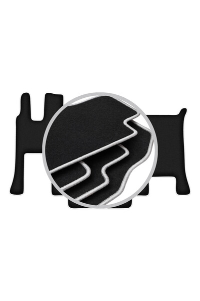 shumee Covorașe auto CARLUX-SILVER pentru: Mercedes Actros MP4 cabină lată (2...