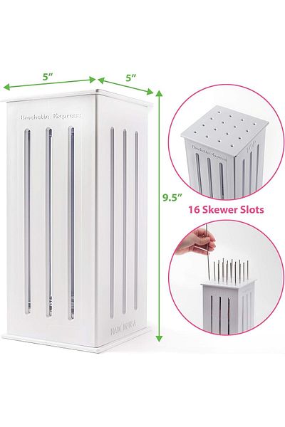 Generic BBQ Kabob Maker with 16 Holes and Skewers