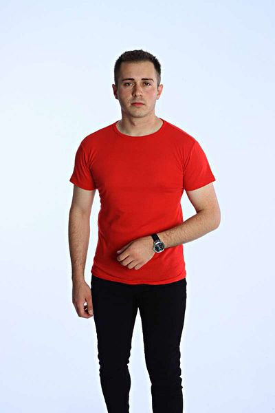 Benim Denim Eko Slimfit Basic T-Shirt Red