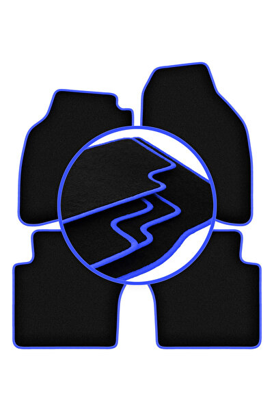 shumee Covorașe auto CARLUX-BLUE pentru: Honda Jazz II hatchback (2002-2008)