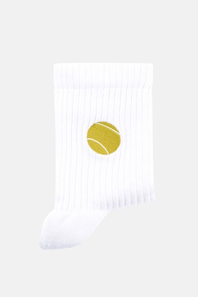 Socrates Dergi Κάλτσες Socrates Tennis Ball Towel - Λευκές