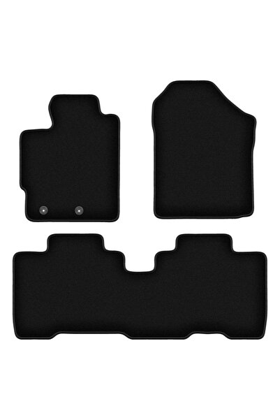shumee Covorașe BASIC negre din velur pentru: Toyota Verso-S monovolum (2010-...