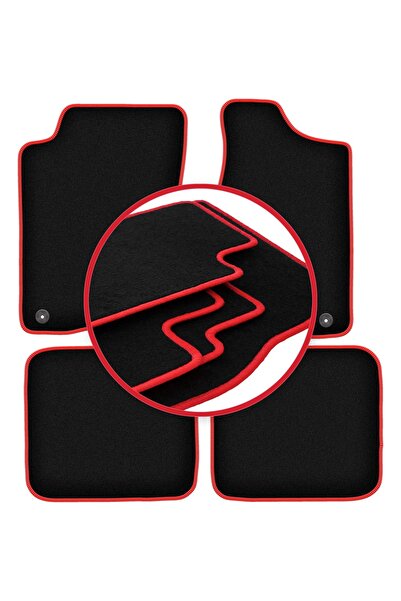 shumee Covorașe auto CARLUX-RED pentru: Audi 90 B3 sedan (1986-1991)