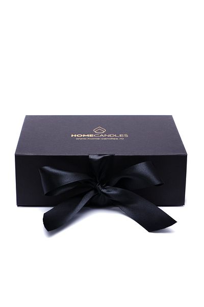 Home Candles Set 4 Lumânări Parfumate de Lux – 440g – Cadou Elegant, Ceară de Soia, Aromaterapie, Ambalaj Premium